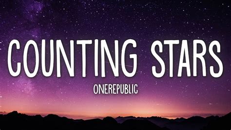 🎧 OneRepublic - Counting Stars (Lyrics)⏬ Download / Stream: https://spoti.fi/2SJsUcZ🔔 Turn on notifications to stay updated with new uploads!⭐ Listen the s...